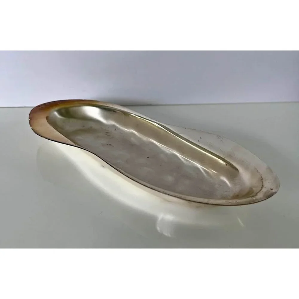 MCM-set of 2 Silver Dish WMF IKORA Tarnish Resistant # 670 6423